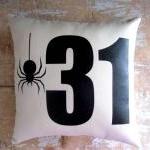 Halloween Pillow, Spider, Halloween Decoration,..