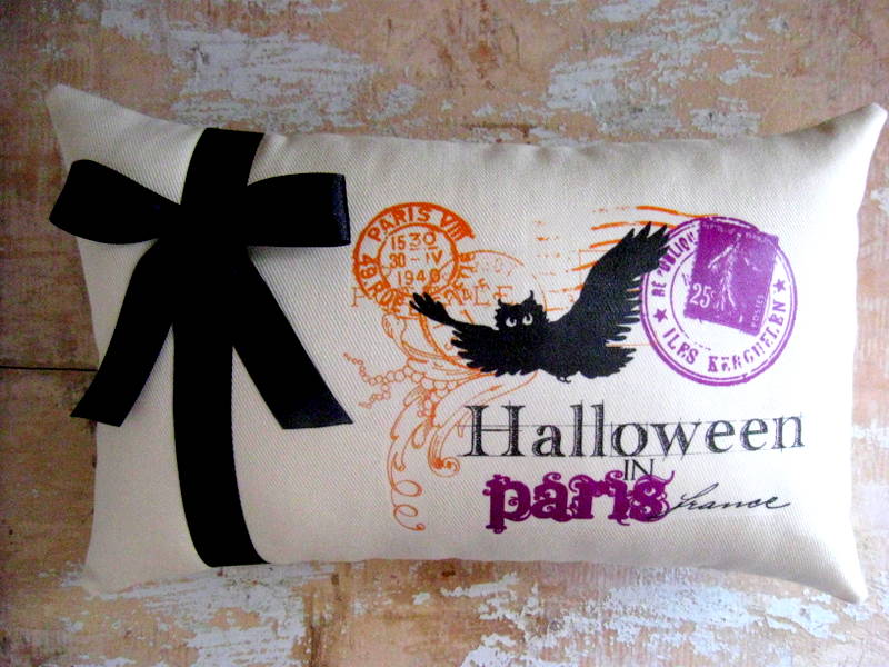 Decorative Rustic Halloween Pillows