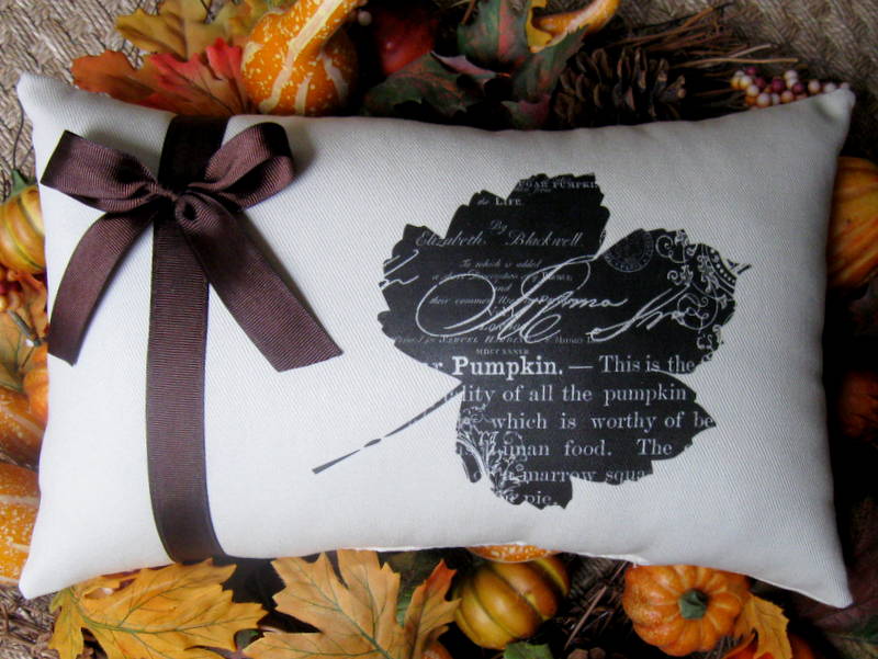 Autumn Pillow, Fall, Leaf, Autumn Decoration
